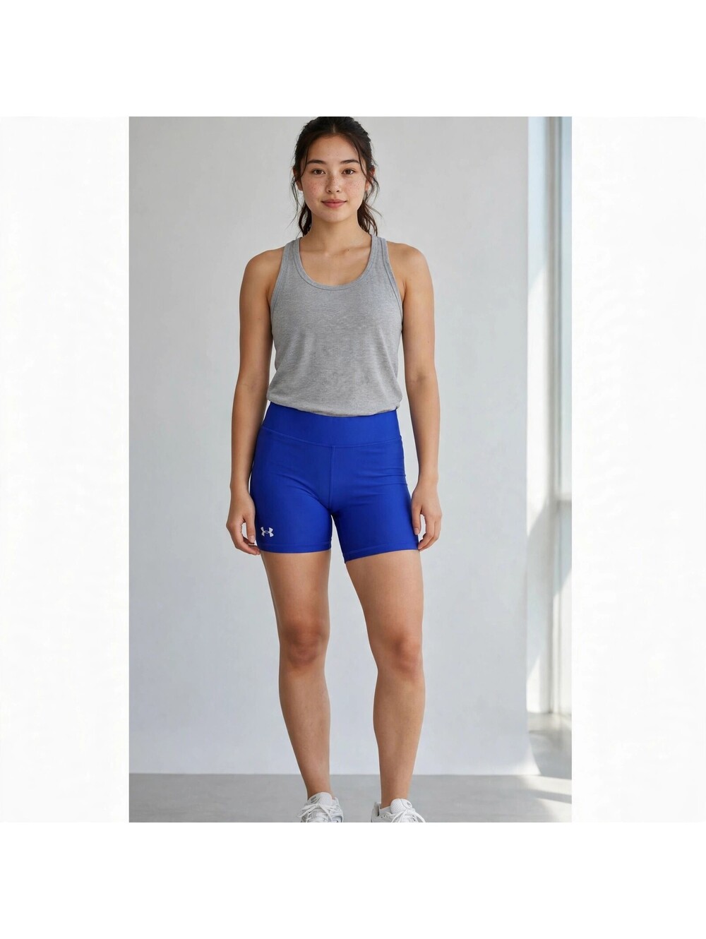 Under Armour Women M Blue Compression Athletic Shorts